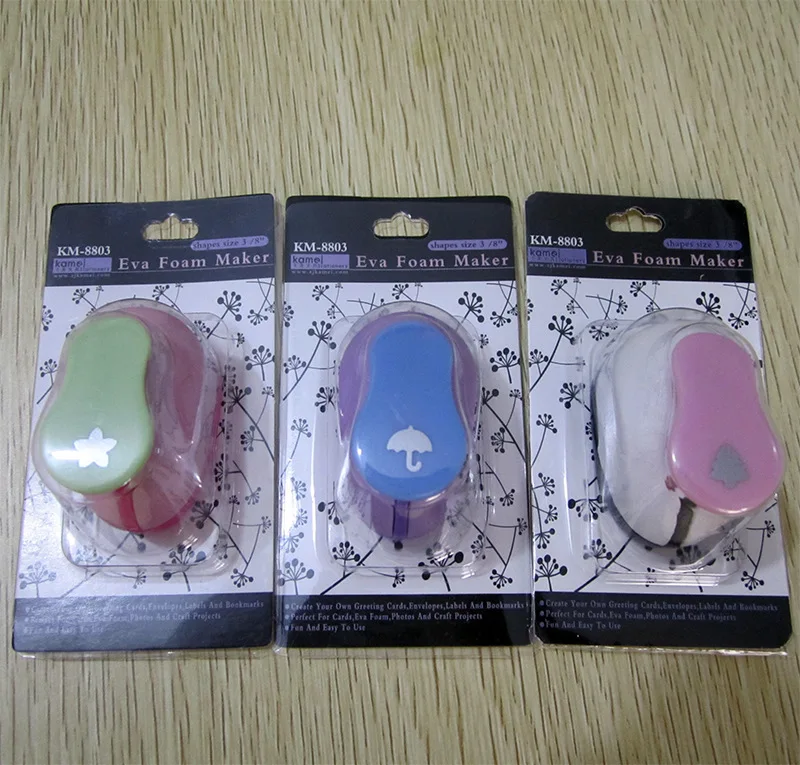 Christmas Tree Snowflake and Circle Craft Hole Puncher DIY Scrapbook Paper Cards Embossing Puncher for Art Cutter Tool