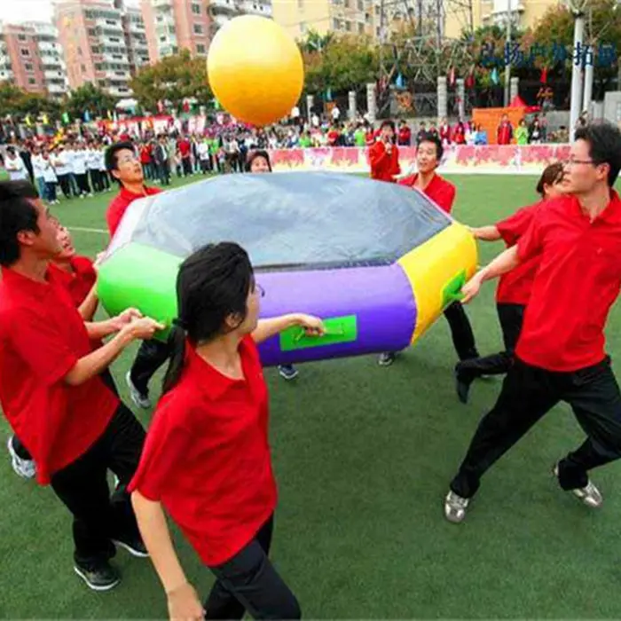 Interesting sport for team building games and group work ,inflatable floating ball games for adult & children