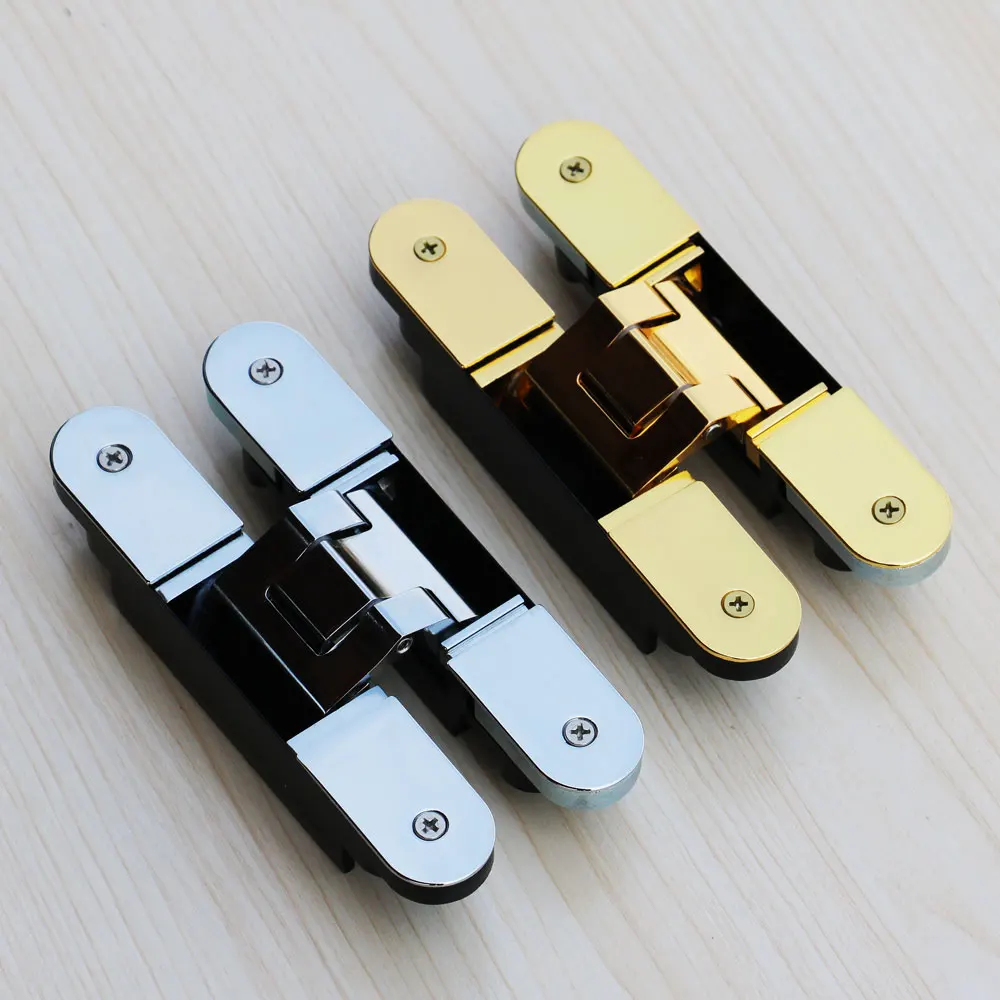 zinc alloy hidden three dimensional adjustable door hinge 3d