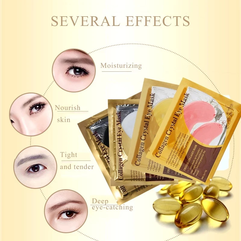 
24K Gold Eye Pads Hydrogel Mask For Anti Aging Anti Wrinkle 