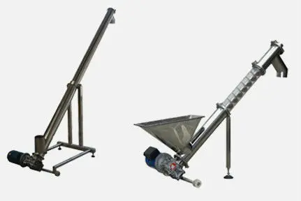 Good Quality Stainless Steel Grain Screw Auger Conveyors Hopper