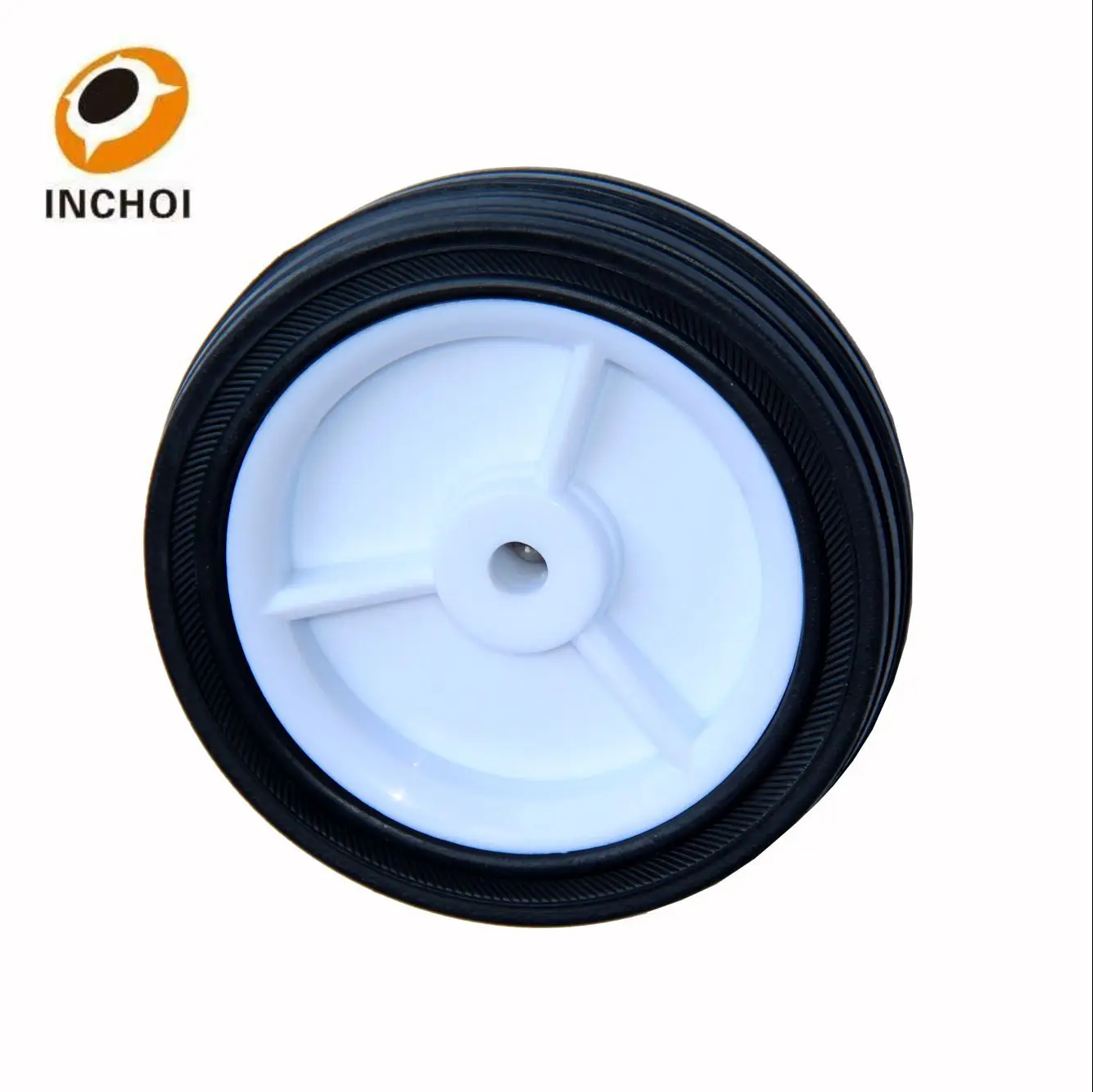 Высококачественные 6x1,5 дюйма твердые резиновые колеса для воздушного компрессора ручной грузовик/тачка