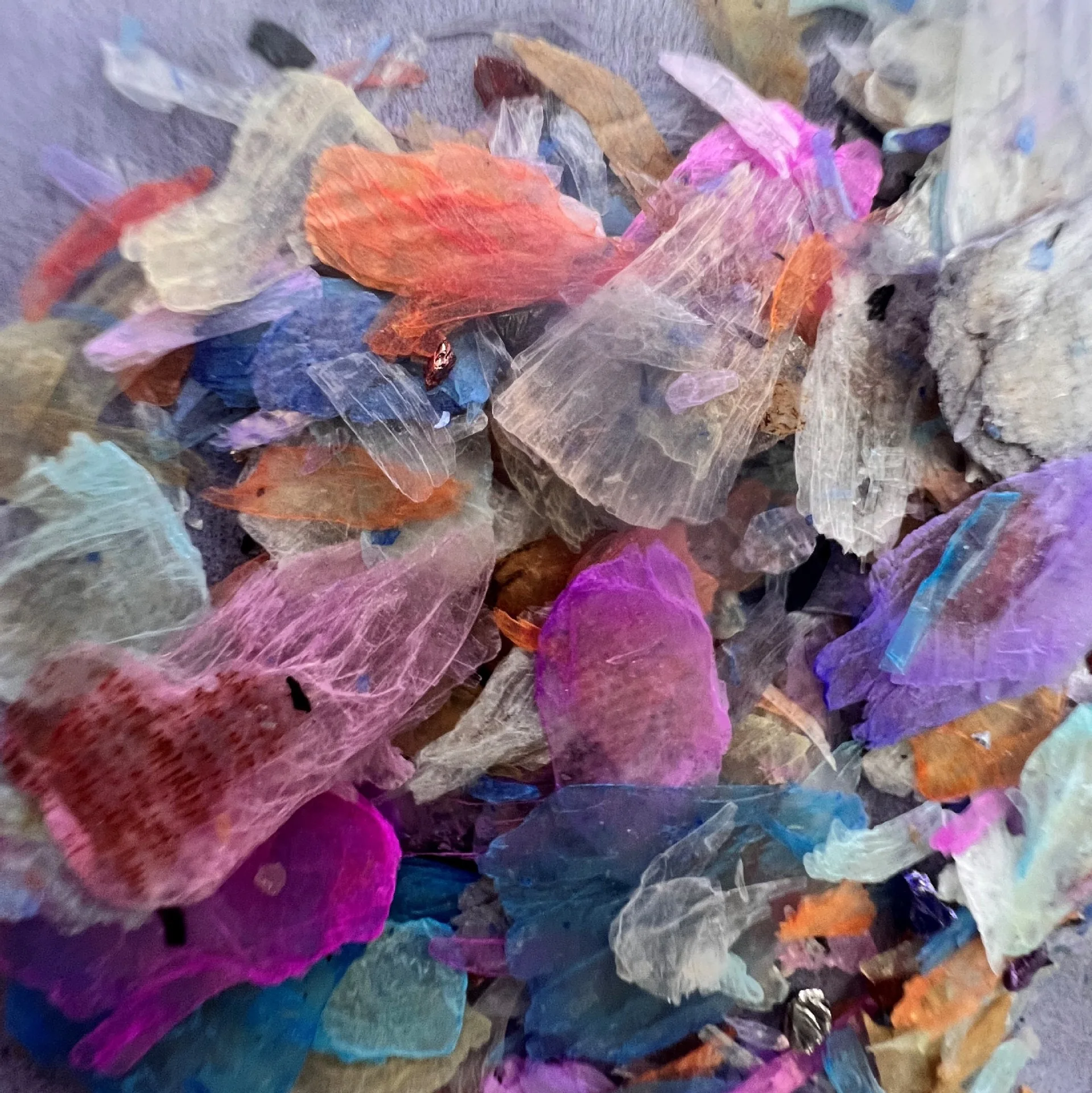 Colorful Shell Mica Nail Art Flakes Manicure Nail Stickers for Decoration Flamingo Nail Mica Accessories