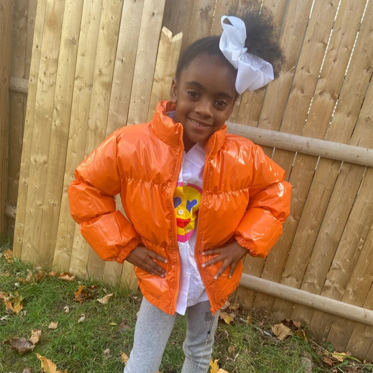 Kids winter coat baby boys girls solid color down Coat Outerwear Winter Warm Children Padded Jacket coat for children