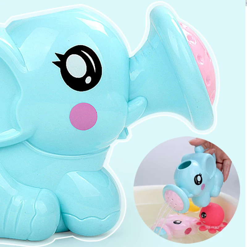 Baby Bath Toy Custom Plastic Animal Elephant Shower Swimming Bathtub Toys for Kids