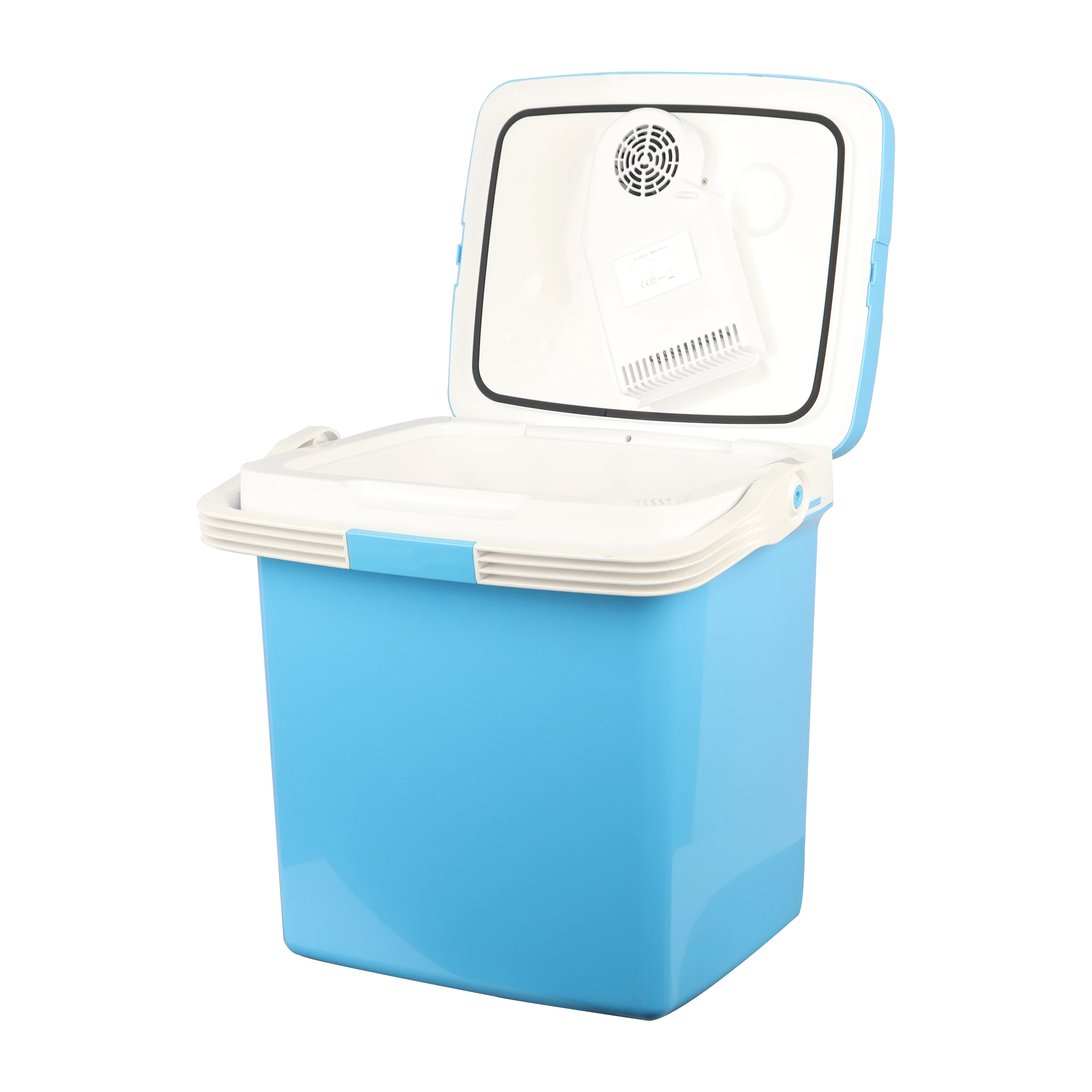 Factory OEM 26L DC 12V AC 220V Portable Handle Digital Control Cooler Box Thermoelectic Camping Fridge for Sale