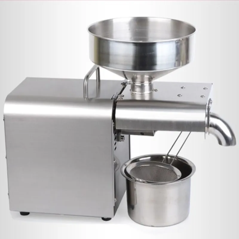 2019 new household cold  oil press commercial industrial  oil press stainless steel oil press wholesale export price