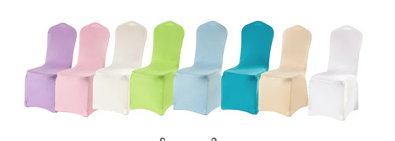 Wholesale Red Elastic Chair Cover Banquet Spandex Chair Covers for Wedding Events Party