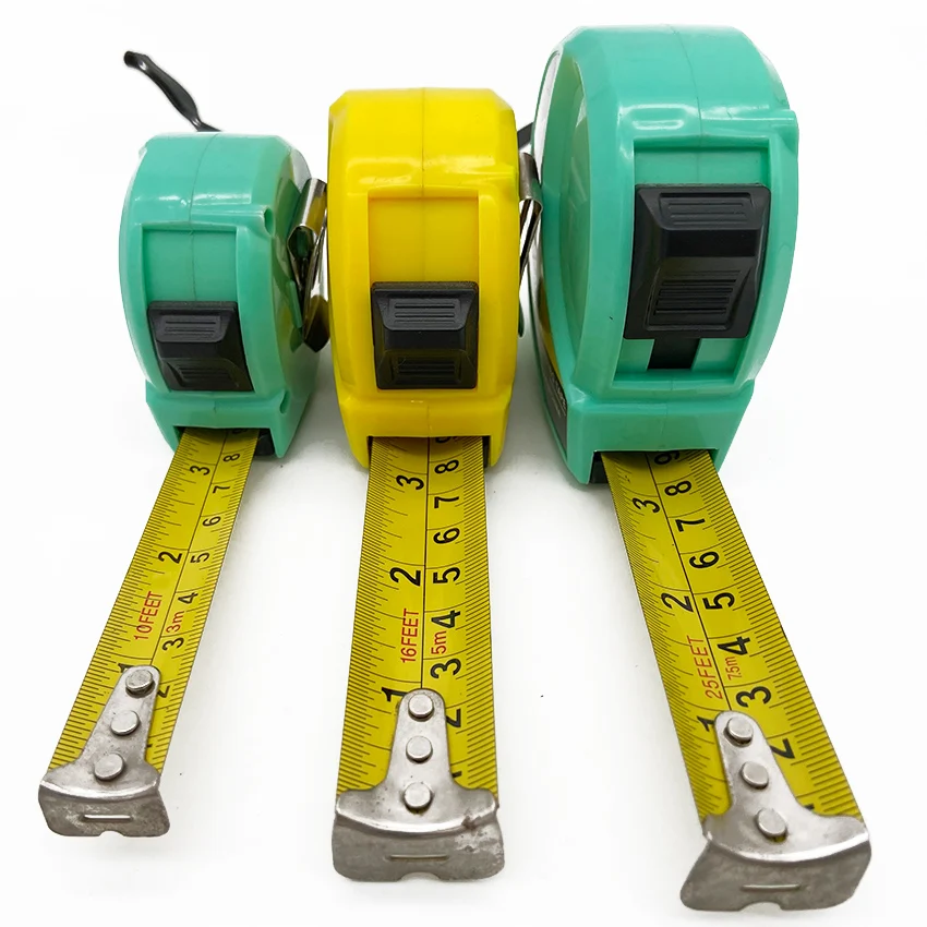 Factory direct selling Jelly color female office ruler ABS case accurate measuring tape sunny color tape measure