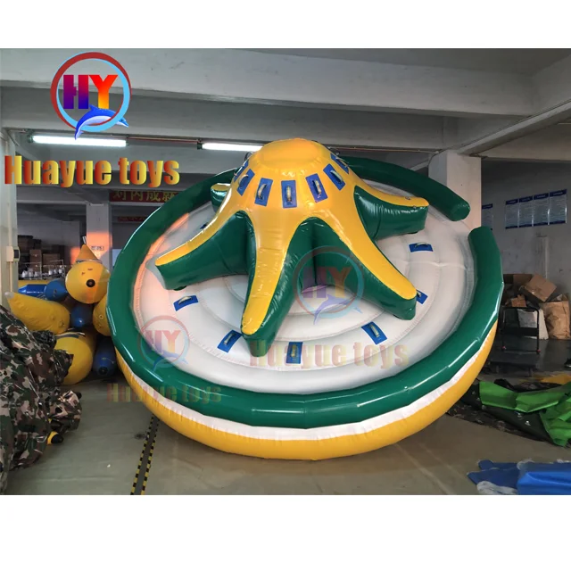 6 to 12 People Inflatable Octopus Twister Towable Tube Water Sports Banana Boat Floating Spinner DISCO