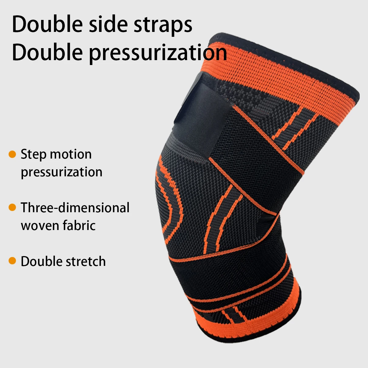 Customizable Thin Nylon Knee Joint Support Strap Adjustable Fitness Exercise Training Protector for Men Women Warm Protection
