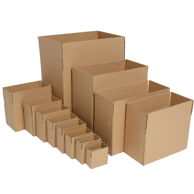 Folding Packaging brown Corrugated shipping Box for electronic product ,plastic product
