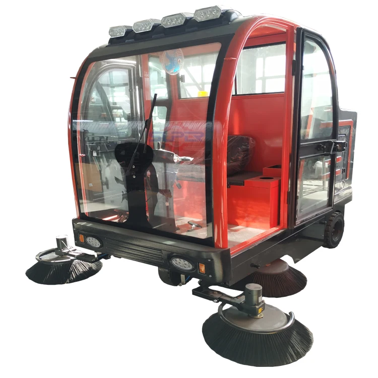 WSJ-1250 Electric Driving Type Sweeper Machine Floor Sweeper Industrial Ultrasonic Cleaner Provided United States Plastic Hotels