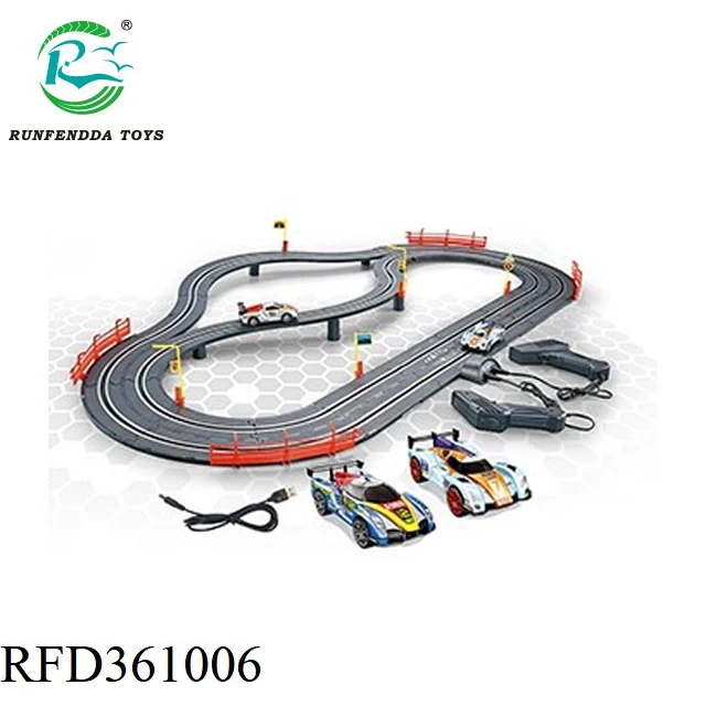 Electric Slot Racing Track Cars Toy Fast Speed Orbit Car Toy For Child