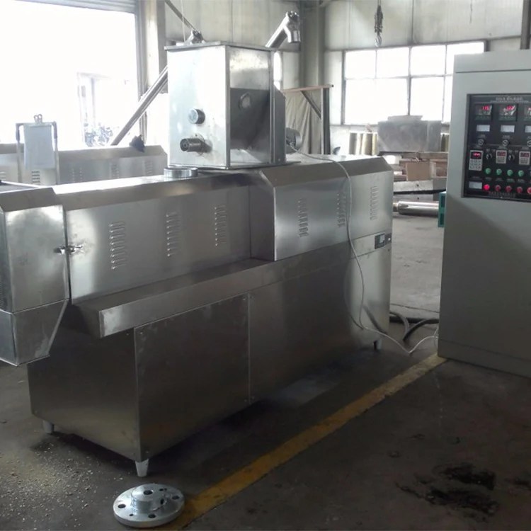 High production customized cereal soybean corn starch soya chunks extruder machine