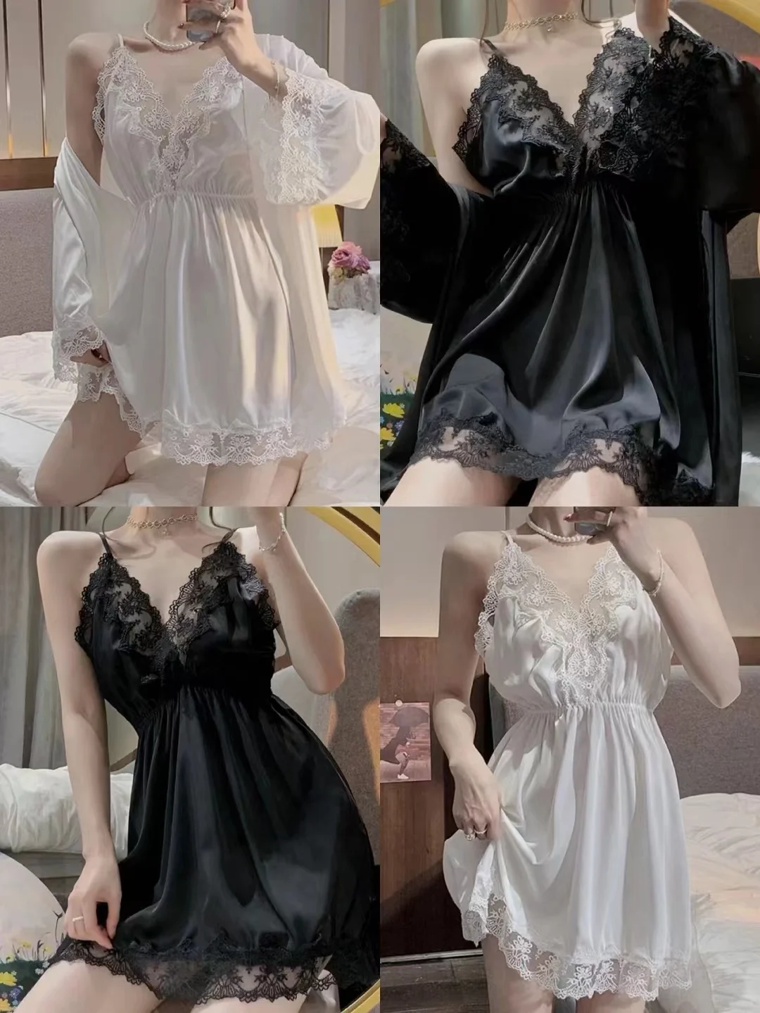 Wholesale of low-priced pajamas with chest pads for women Modal new home clothing ice silk pajamas for women summer thin edition