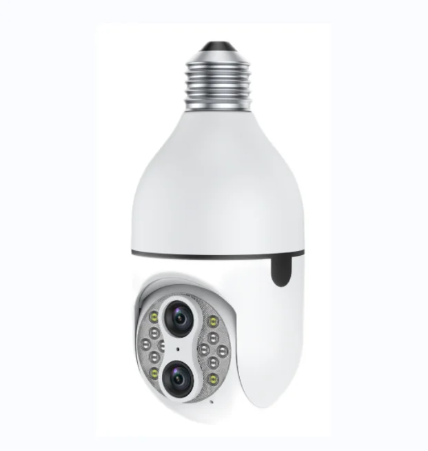 2022 newest indoor or outdoor IP44 tenfold focal length 3.6mm 1080P dual led camera with sensor for monitoring home