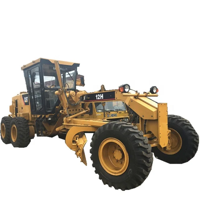 Б/у автогрейдер caterpillar строительная машина для мощения Грейдер cat 12H б/у грейдер
