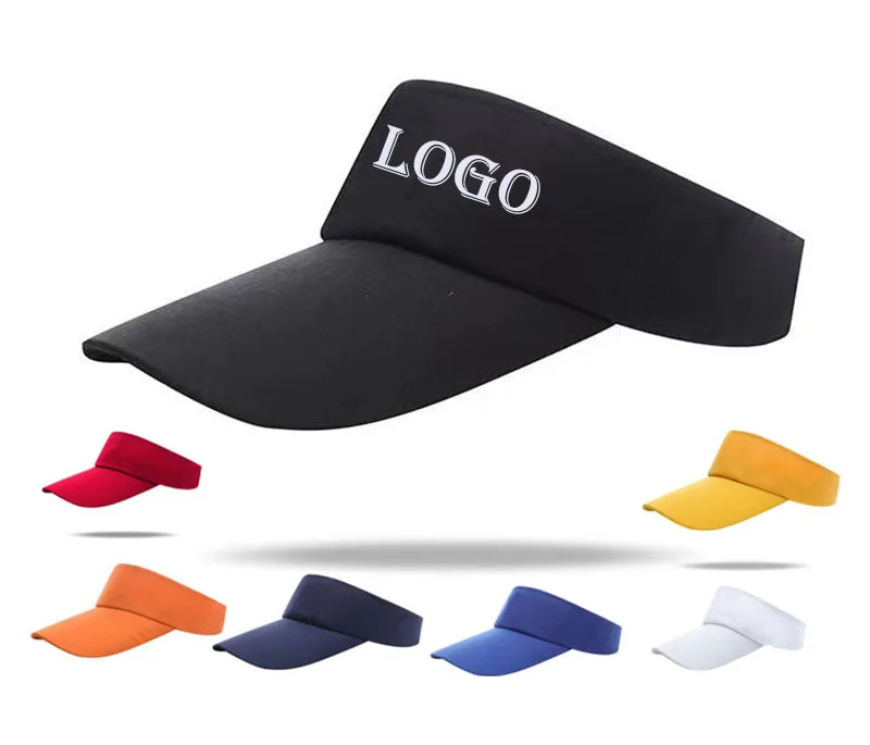 Пользовательский чистый солнцезащитный козырек Viseras с защитой от УФ-лучей мужской короткий для