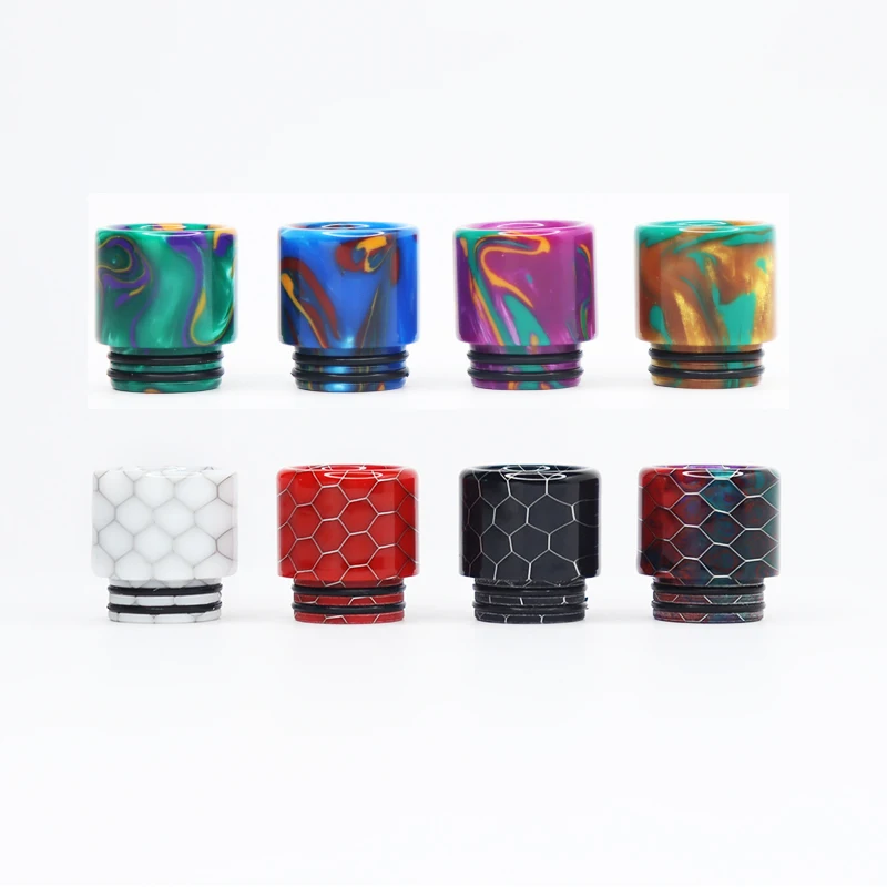 8 в 1 810 дрип-тип комплект Фабрика оптовая продажа; 8 шт. эпоксидной смолы мундштук Кобра разноцветный распылитель советы для 810 танки