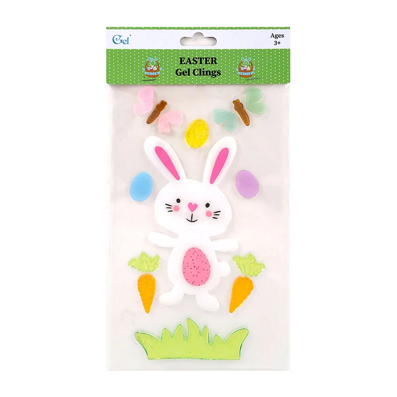 Cute Children Easter Eggs Bunny Parties Funny Graffiti DIY Easter Cartoon Decorative Custom Sticker