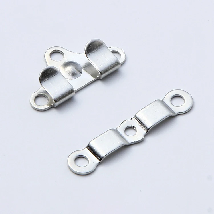 Metal trousers hook and eye