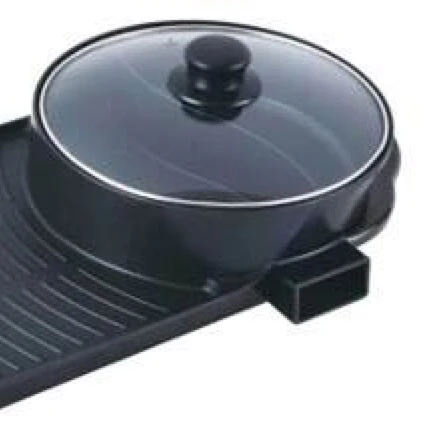 Бытовой литой алюминиевый антипригарный гриль для готовки с поверхностью для отеля