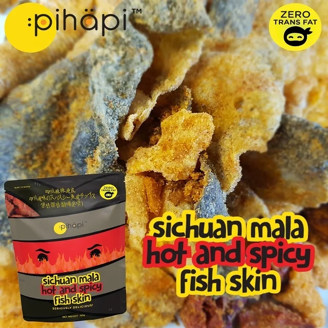 Закуски из рыбной кожи Pihapi