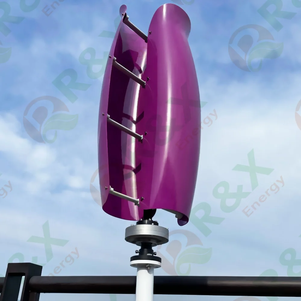 Low Noise Tulip Vertical Axis Wind Turbine Power Generator 2KW 5KW 10KW for Home Use