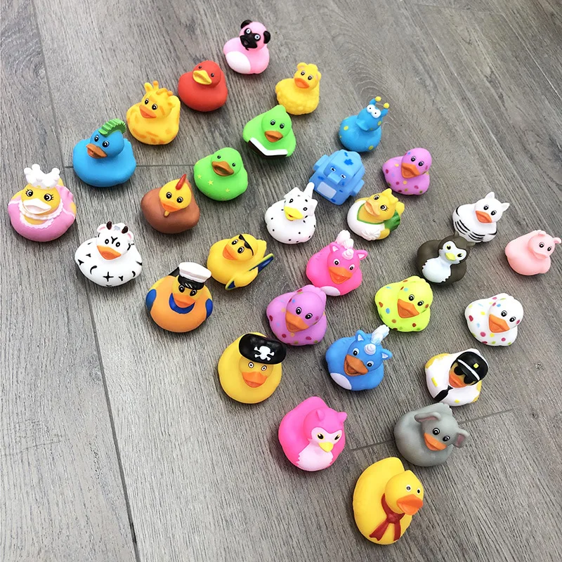 Mini Ducks Multicolor Rubber Ducky For Bath Duckies For Kids Baby Showers Classroom Incentives Pool Activity Mixed Pack