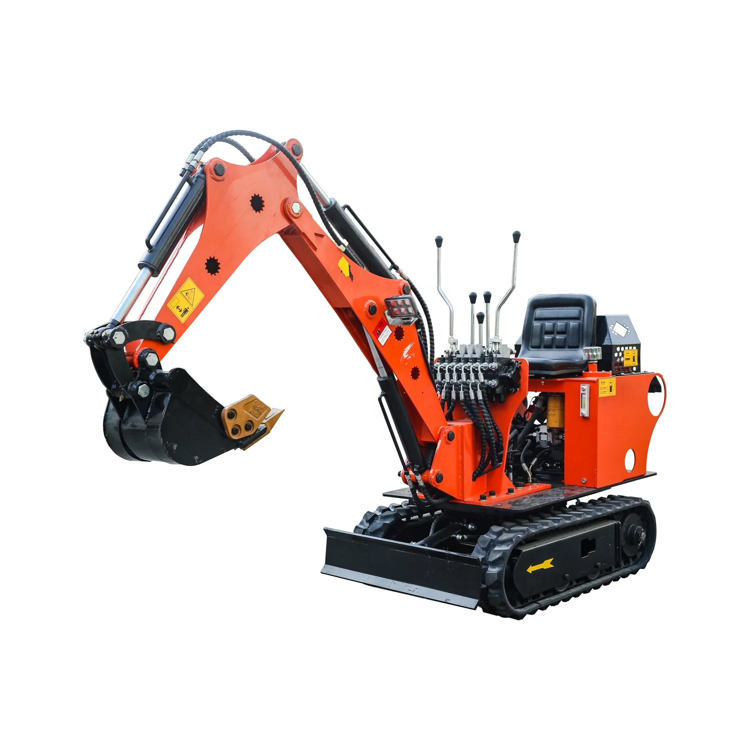Brand Changchai 192F Engine Retractable Dozer Shovel Hydraulic Oil Tank Volume Compact Excavator