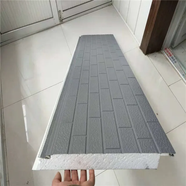 EPS precast sandwich panels with brick facade steel panel siding installation steel panel siding prices