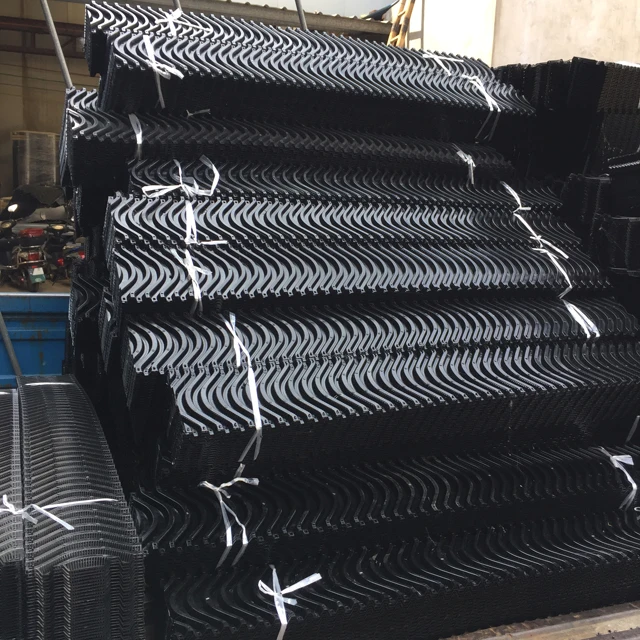 Supply PVC structure trickling filter PVC filling plate industrial cooling tower filling materials