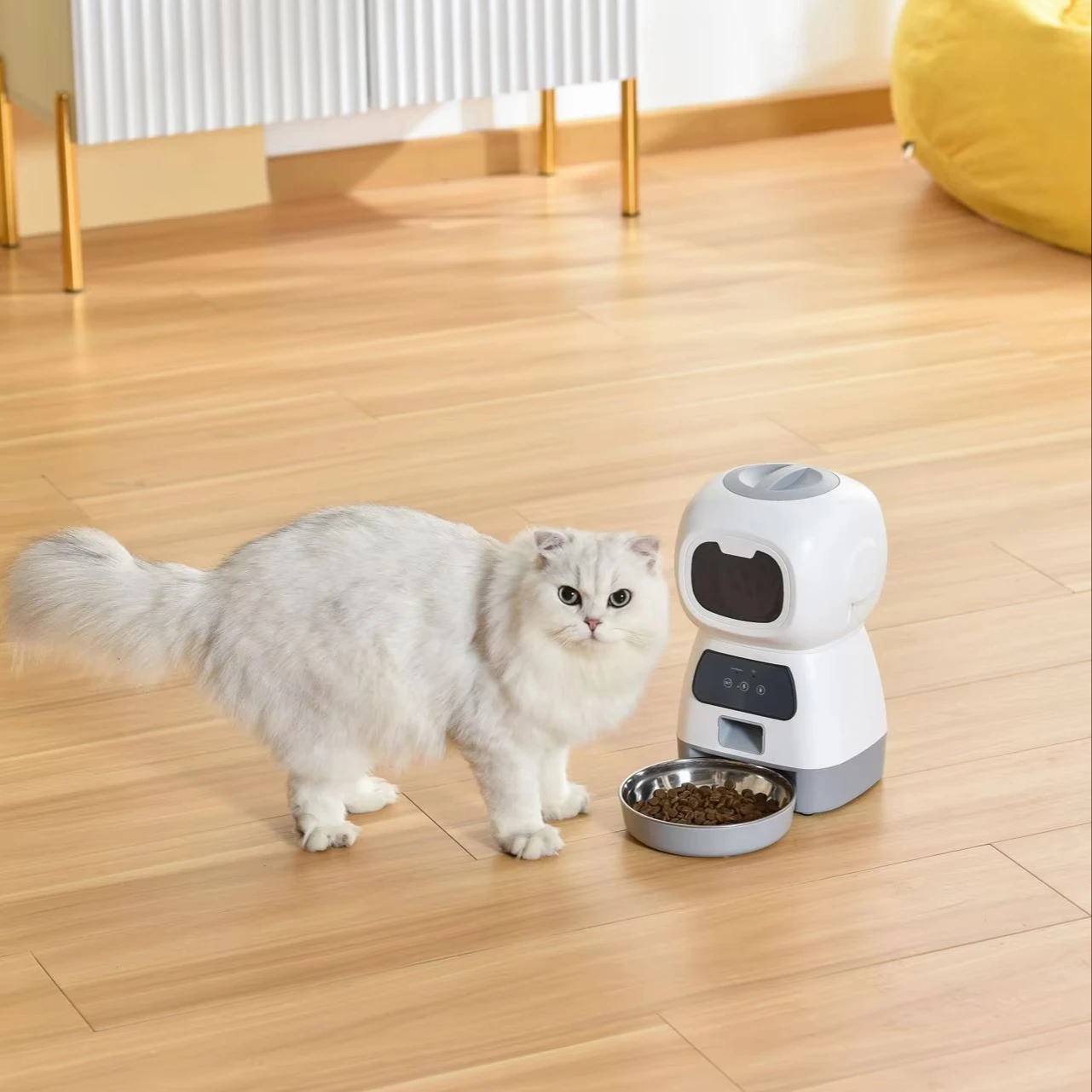 JOYPET Cheap Wholesale Tag Microchip Pet Safety Smart Feeder Fountain Automatic Pet Feeder Cat Dog Smart Feeder
