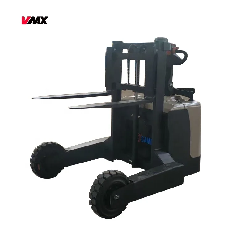 Big Wheel Pallet Stacker New Product Off Road 1ton 1.5ton Powered Pallet Truck VMAX AC Motor DC 2.2kw 2 Stage 3m 24v/210ah 500mm