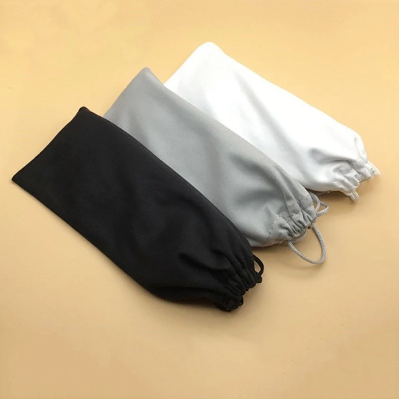 wholesale Cheaper soft drawstring custom microfiber eye glasses sunglasses bag pouch case