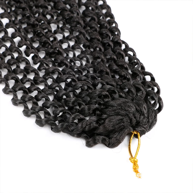 Beauty synthetic fiber hair Water wave Passion Twist braids 18 inch 22 strands 80g Crochet Hair