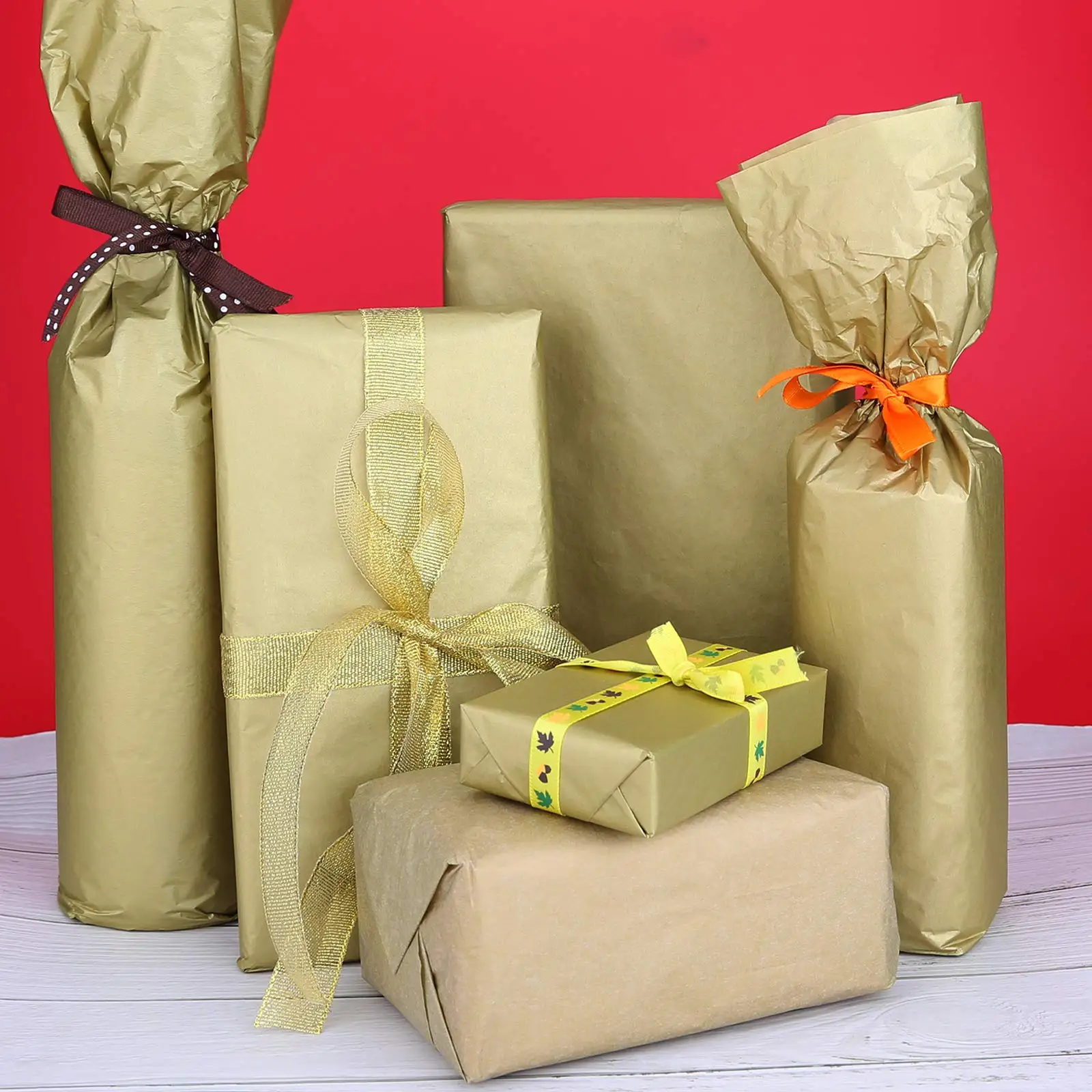 Custom Printing Black Tissue Paper Flower Paper Wrapping Packaging Tissue Paper