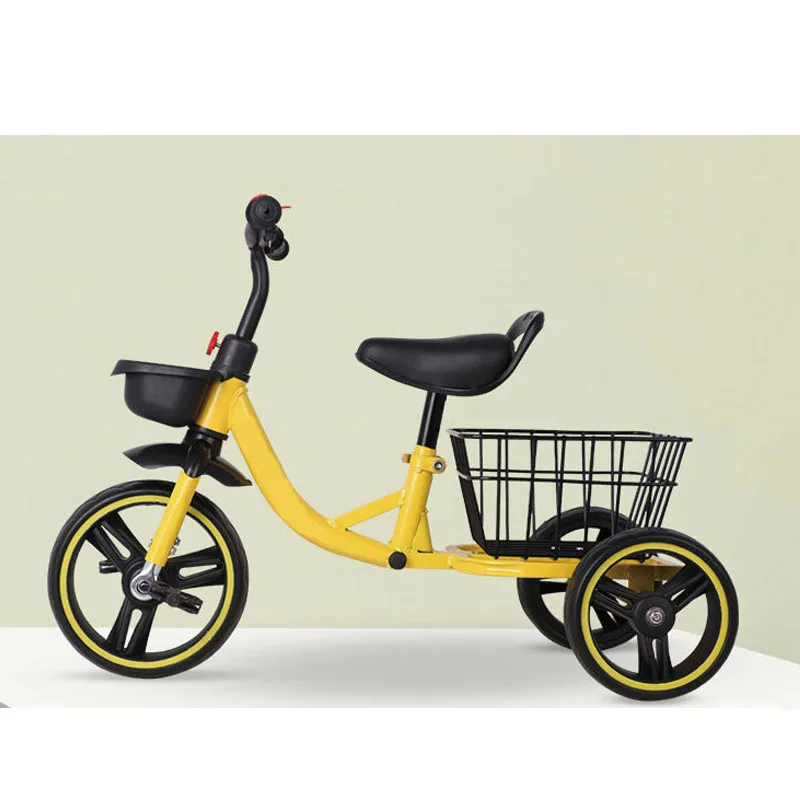 2022 china factory lightweight steel baby tricycle bike/wholesale air tire toddler 3 wheel car ride on toy