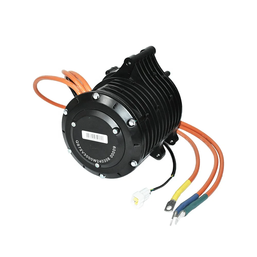 QS138 70H V3 72V 3000w Mid Drive Motor 1:2.37 electric scooter bicycle center motorfor Electric ATV Dirtbike Motorcycle