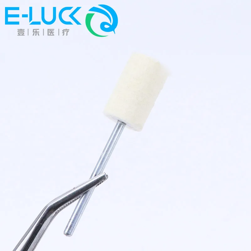 High Quality 10PCS Wool Cotton Polisher Grinding  Dental Lab Polishing Brush