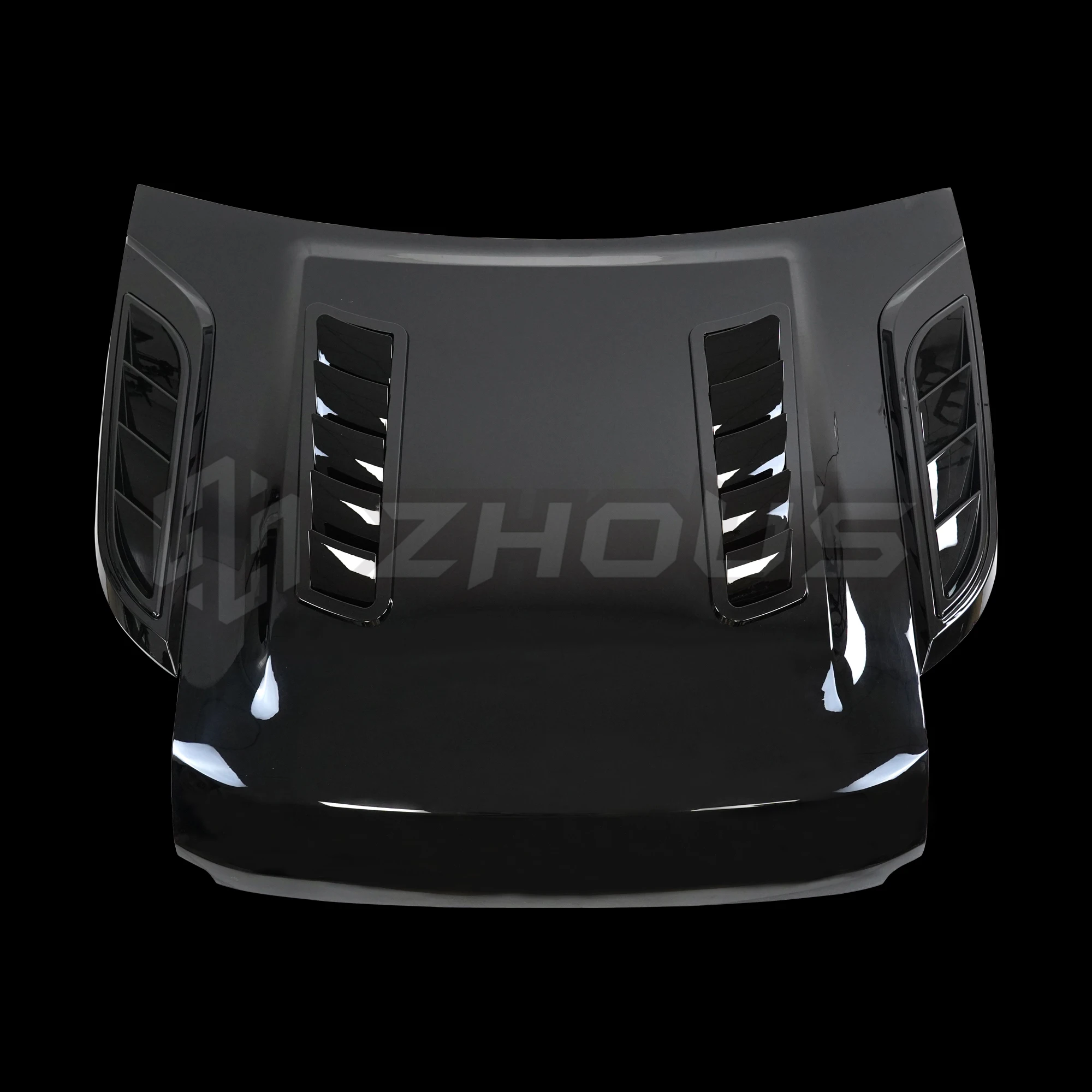 Car Engine Hood Cover Gloss Black Breathe Style Bonnet Engine Hoods For Land Rovers Defender Body Kit