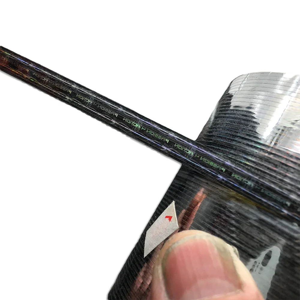 PET  Laser Holographic Easy Open Self Adhesive Tear Tape for Packing Box Tear Strip Tape for Product Label