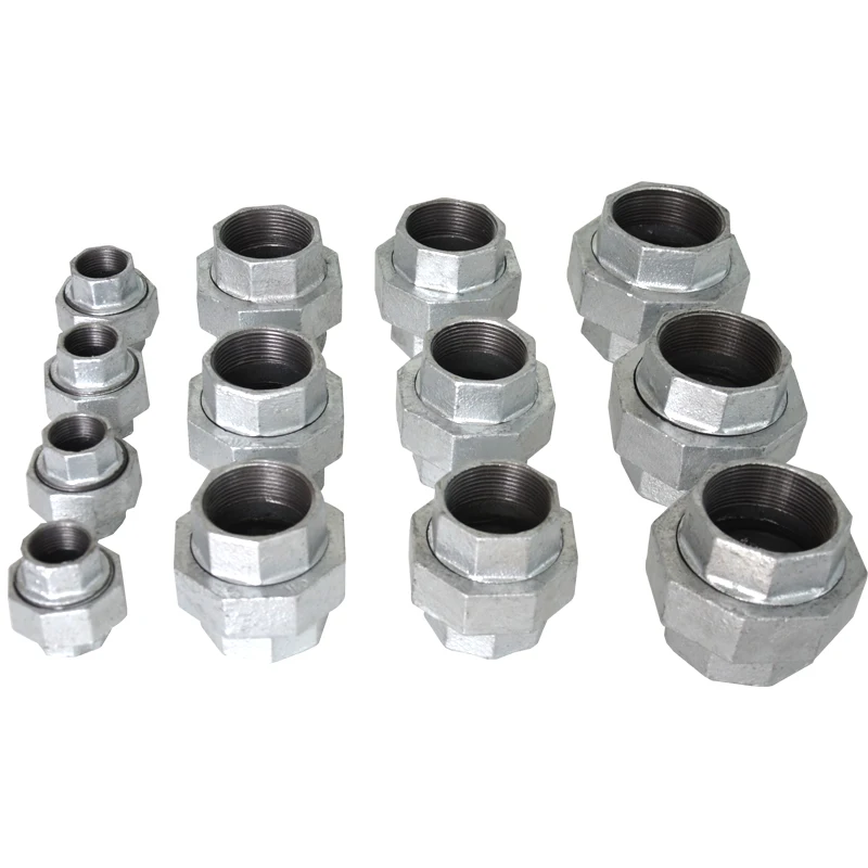 galvanized malleable iron pipe fitting china union nipple