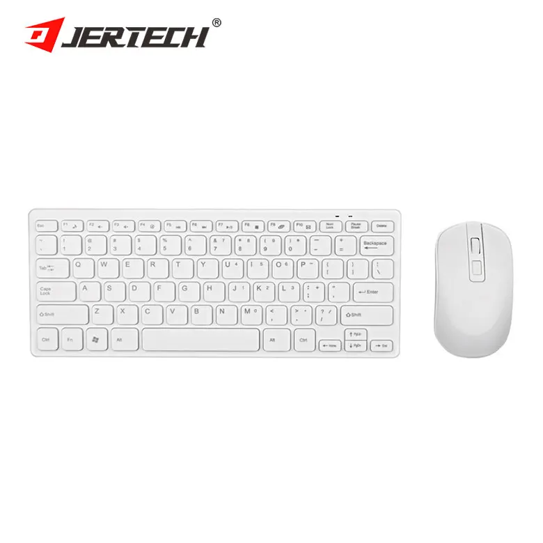 Jertech Factory Nano Usb Receiver With Numeric Keys And Multimedia Keys Mini Portable Wireless Keyboard And Mouse Combo Set
