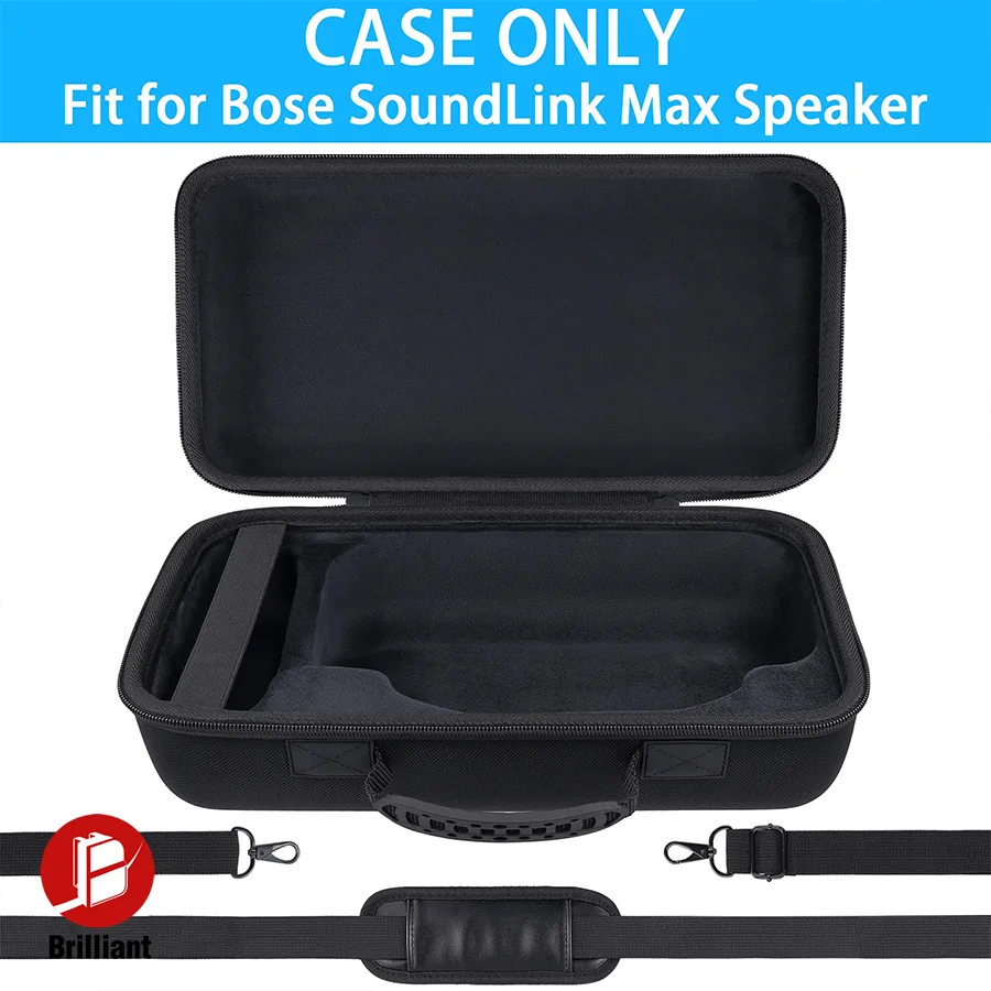 Защитный чехол Buweilian Bose SoundLink Max портативный динамик прочный EVA Жесткий Чехол плечевой ремень ручка удобный для путешествий