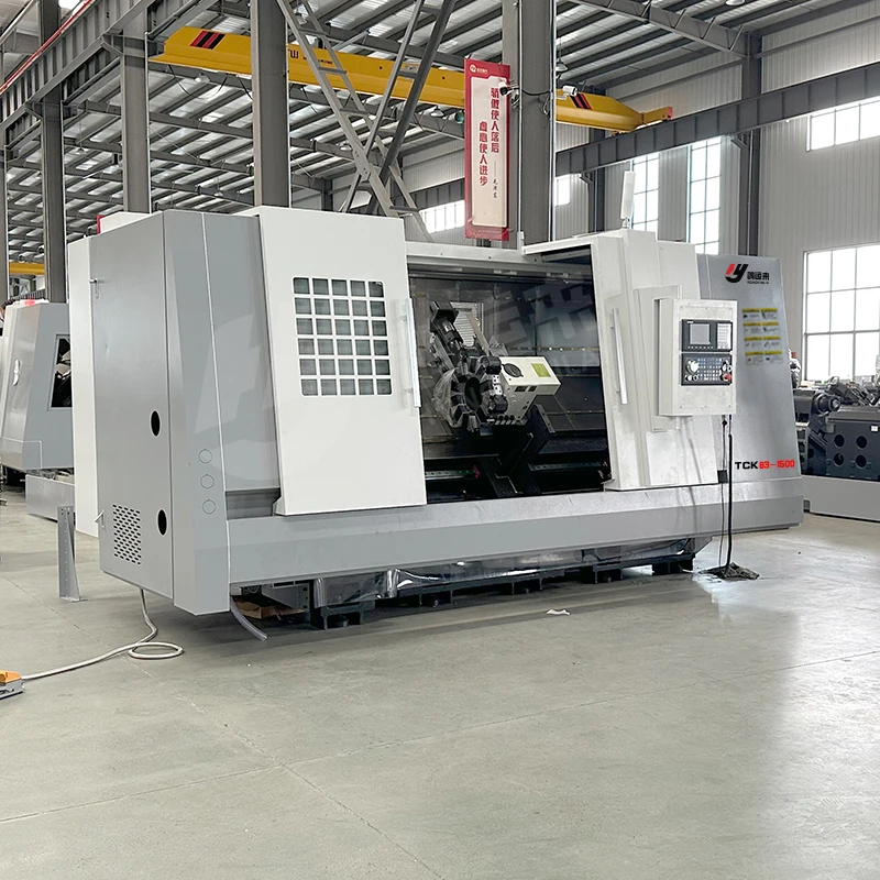 TCK63-1000 Высокоточный Наклонный токарный станок с ЧПУ с длинным валом для резки металла