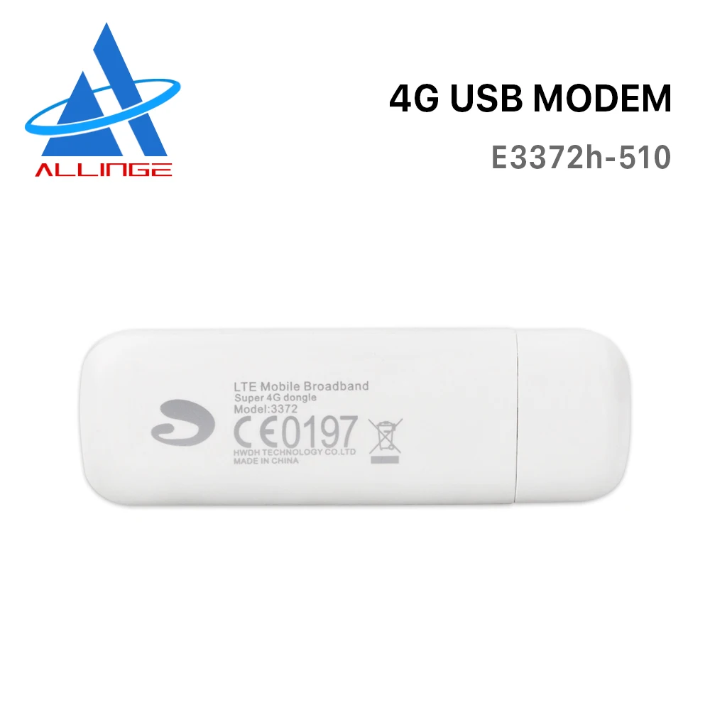 ALLINGE MDZLG2630 4g usb-модем Usb Wi-Fi маршрутизатор E3372h-510s со слотом для Sim