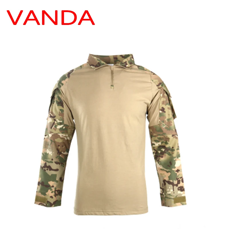 Camouflage Tactical Suit Frog Suit T-shirt Tear-proof Training Tactical Suit