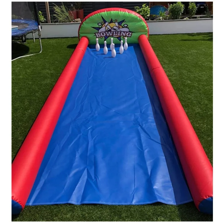 Лидер продаж, однополосные Надувные Боулинг, игра в боулинг с десятью булавками